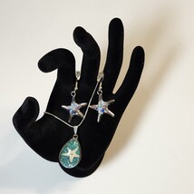 Starfish Necklace and Earrings Set - $8.00