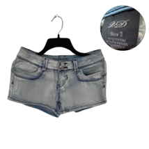 ViVi Diva Womens Size 3 Light Wash Denim Shorts - $12.86