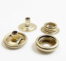 Brass Snaps, 100% Brass Not Plated, Line 24 10 Pc. Set - $271.44 MXN+