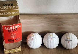 3 Golden Ram SS4 90 Golf Balls &amp; Box See Pictures - $9.49