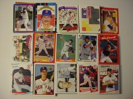 Lot of (13) Cpl. 1980-2003 Boston Red Sox BB Team Sets plus Yaz Puzzle-323 cards - £13.86 GBP