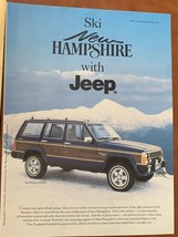 1988 Ski New Hampshire With JEEP 6 Page original print ad - $17.77