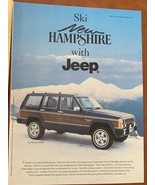 1988 Ski New Hampshire With JEEP 6 Page original print ad - $17.77