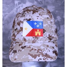 Port Authority Cajun Flag Patch Sand Camo Digital Ripstop Camouflage Cap... - $15.15