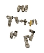 UHF male plugs PL-259 UHF Male Straight Female RF Coaxial connectors Ada... - $48.84 CAD