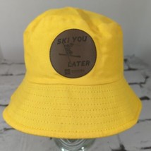 Bucket Hat Ski You Later Yellow Womens  - $14.84