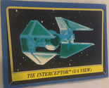 Return Of The Jedi Blue Trading Card #214 The Interceptor - $1.97