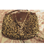 LADIES SMALL BROWN ANIMAL PRINT CROSS BODY BAG - $162.74 MXN