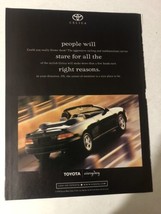 1998 Toyota Celica Vintage Print Ad Advertisement pa17 - $7.91