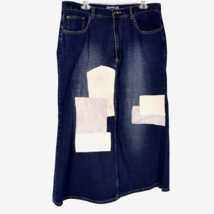 Romablue Jean Wear Patchwork Blue Jean Skirt Size 17/18 - $8.68
