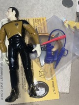 Vintage 1992 Commander Data Action Figure Star Trek Playmates Toys 5&quot; - £7.50 GBP