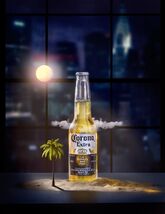 Corona Extra Light Imported Beer Advertising Metal  Sign 8x12in  Coors 35u - $34.72 CAD