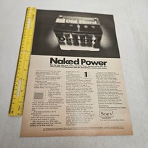 Sears Die Hard Battery Naked Power Vintage Print Ad 1968 - £4.73 GBP