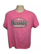 Seattle Washington State Adult Large Pink TShirt - £11.76 GBP