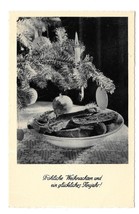 Austria RPPC Frohliche Weinachten Tree Candle Vintage WIKO Christmas RP Postcard - $4.99