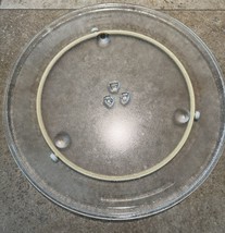 Microwave Turntable Tray  14 1/4 Inch Glass Replacement Plate With Trive... - £9.38 GBP
