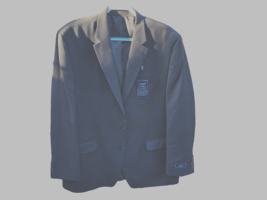 Mens Ralph Lauren CHAPS Suit Separates Gray Grey Jacket 48L Long $220 MSRP - £19.57 GBP