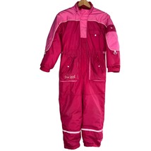 VTG 90s Lego Wear Ski Suit Girls One Piece Snow Bib Pink 140 Age 10 Y2K - £39.23 GBP