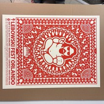 LebowskiFest Dude Buddha 2010 Orlando Event Poster Bill Green Big Lebowski Bowl - £152.52 GBP