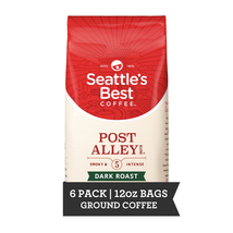 Seattle&#39;s Post Alley Blend Dark Roast Ground 12 Ounce Pack of 6 - £41.63 GBP