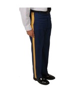 ASU DRESS BLUE PANTS GOLD STRIPE BRAID ARMY NCO OFFICER W/ BELT LOOP ALL... - €45,07 EUR
