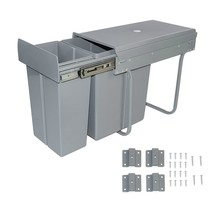 Pull Out Trash Can Under Cabinet Under Sink Double Sliding Trash Can Kit... - £155.69 GBP