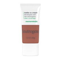 Neutrogena Clear Coverage Flawless Matte CC Cream, Mahogany, 1 oz.. - £23.73 GBP