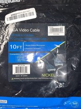 INLAND VGA HD15 M/M MALE TO MALE 10’  BLACK CABLE AHEI - $107.60 MXN