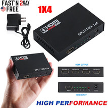 4 In 1 Sp Switch Adapter Switcher 4K Ultra Hd Hdcp 3D Hdr 4 Ports Usa - £17.20 GBP