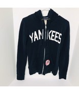 New York Yankees ‘47 Forty Seven Blue Zip Up Hooded Sweatshirt Women’s S... - €30,00 EUR