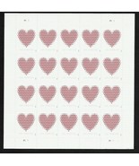 Made of Hearts Pane of 20 Mint - $349.12 MXN