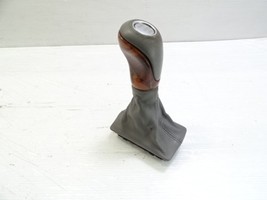 03 Mercedes R230 SL500 gear shift knob, gray, w/wood 2302671710 - $1,685.44 MXN