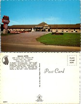 Canada Ontario Niagara Falls Senaca Motel Highway 20 Flowers Vintage Postcard - £7.44 GBP