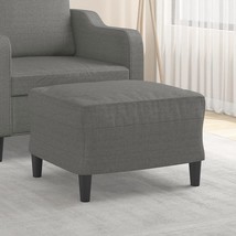 Footstool Dark Gray 23.6&quot;x19.7&quot;x16.1&quot; Fabric - $146.49