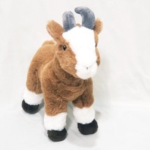 Goat ECO Nation Plush Stuffed Animal Aurora 10&quot; 2021 Brown - £14.60 GBP