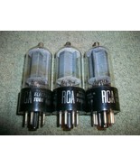 Vintage Lot of 3  6BQ6GTB Vacuum Tubes All Tested Good to Strong  - £6.64 GBP