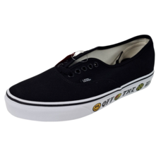 Vans Authentic Side Wall VN0A348A40M Black Casual Sneaker Canva Men Shoes Size 8 - £39.68 GBP