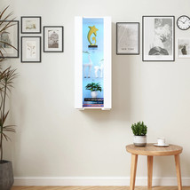 Aluminum Strip Lamp Storage Cabinets with Glass Shelves for Home/Office - $1,829.09 MXN