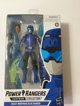 Power Rangers Lightning Collection Beast Morphers Blue Ranger Figure NEW - £23.94 GBP