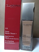 Clarins Everlasting Foundation + SPF 15 Titanium Dioxide Sunscrn SHADE: ... - $15.94