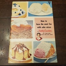 Vintage Betty Crocker How To Have The Most Fun With Cake Mixes Recipe Booklet - £7.44 GBP