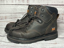 TIMBERLAND PRO Pit Boss 6&quot; Soft Toe Work Boots Men&#39;s Size 10  - $89.00
