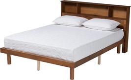 Full-Size, Walnut-Brown Baxton Studio Lochlan Storage Bed. - £378.77 GBP
