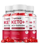 OptiBlend Keto ACV Gummies Daily Support with Apple Cider Vinegar 3 Pack - $1,855.65 MXN