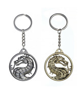 Mortal Kombat Dragon Keychain Metal Chain Ring Vintage Mens Accessories ... - $95.00 MXN