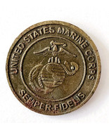 1960-70s Marine Coin Token Toys For Tots Military Semper Fidelis 1 Inch ... - $380.59 MXN