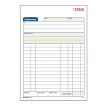 Adams Statement Book, 2-Part Carbonless, White/Canary, 5-9/16 x 8-7/16 I... - $39.99