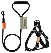 Touchdog ® &#39;Macaron&#39; 2-in-1 Durable Nylon Dog Harness and Leash - £14.85 GBP