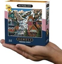 Ski Park City 90115 Utah Personal Mini Jigsaw 210 Piece Puzzle 9 x 11" D... - $19.80