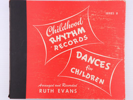 Childhood Rhythm Records, Dances For Children -Ruth Evans 3x 10&quot; 78rpm  Book Set - £19.22 GBP